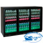 Refroidisseur de bouteilles, 3 portes coulissantes, 343 litres Refroidisseur de bouteilles, 3 portes coulissantes, 343 litres