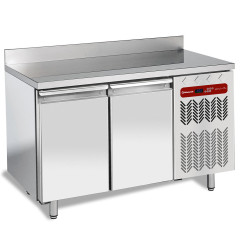 Table frigorifique "murale", ventilée, 2 portes GN 1/1, 260 litres