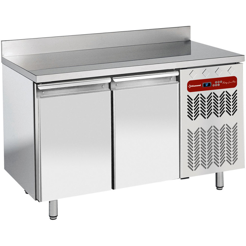 Table frigorifique "murale", ventilée, 2 portes EN 600x400, 345 litres Table frigorifique "murale", ventilée, 2 portes EN 600x400, 345 litres