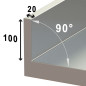 Table frigorifique "murale", ventilée, 2 portes EN 600x400, 345 litres Table frigorifique "murale", ventilée, 2 portes EN 600x400, 345 litres