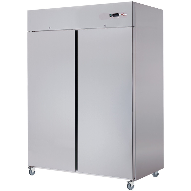 Armoire frigorifique ventilée 1400 Lit. 2 portes GN 2/1, sur roues Armoire frigorifique ventilée 1400 Lit. 2 portes GN 2/1, sur roues