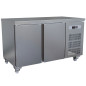 Table frigorifique, ventilé, 2 portes GN 1/1 (260 Lit.), sur roues Table frigorifique, ventilé, 2 portes GN 1/1 (260 Lit.), sur roues