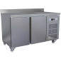 Table frigorifique, ventilé, 2 portes GN 1/1 (260 Lit.), sur roues Table frigorifique, ventilé, 2 portes GN 1/1 (260 Lit.), sur roues
