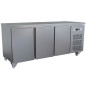 Table frigorifique, ventilé, 3 portes GN 1/1 (405 Lit.), sur roues Table frigorifique, ventilé, 3 portes GN 1/1 (405 Lit.), sur roues