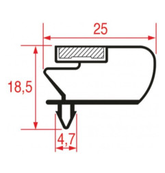 JOINT A ENCASTRER INOMAK 1640x685 mm