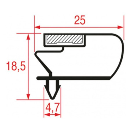 JOINT A ENCASTRER INOMAK 1640x685 mm