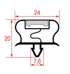 JOINT 1019 ou 9195 A ENCASTRER 575x385 mm BONNET THIRODE