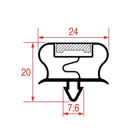 JOINT 1019 ou 9195 A ENCASTRER 575x385 mm BONNET THIRODE