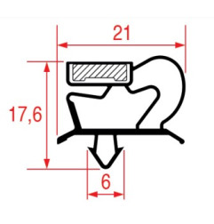 JOINT 1001 ou 9048 A ENCASTRER 503x408 mm