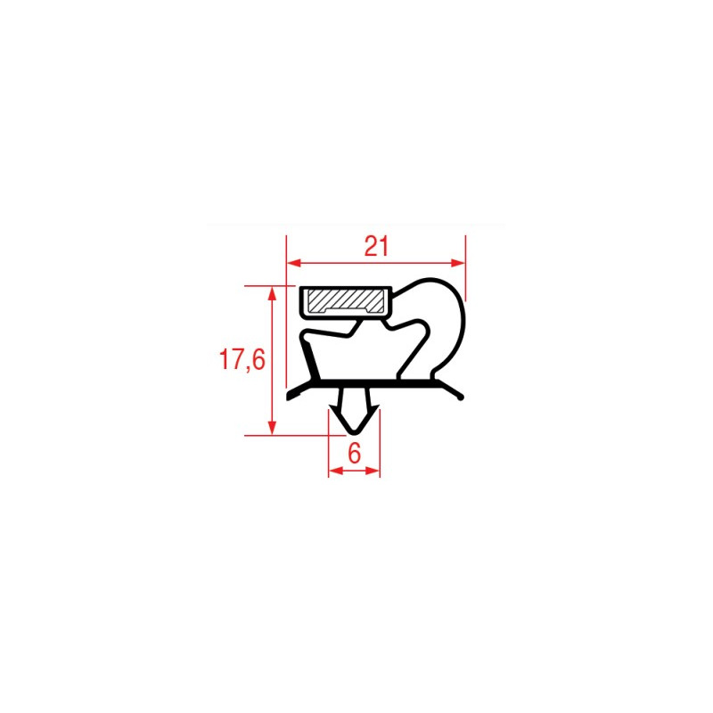 JOINT 1001 ou 9048 A ENCASTRER 503x408 mm