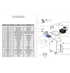 Pièces pour friteuse ROLLER GRILL FAST FRY 14S