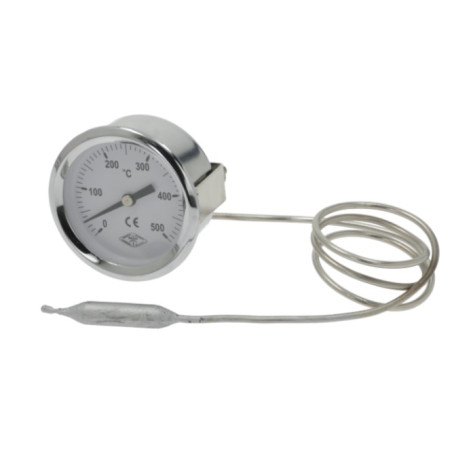 THERMOMETRE BLANC ø 60 mm 0-500°C