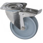ROULETTE PIVOTANTE A PLATINE AVEC FREIN ROULETTE PIVOTANTE A PLATINE AVEC FREIN