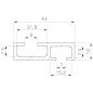 SUPPORT DE JOINT PVC UNIVERSEL LONGUEUR 4M