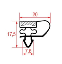 JOINT A ENCASTRER 1022 ou 9153 - 2000 mm