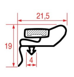 JOINT A ENCASTRER 1557,5x710,5 mm