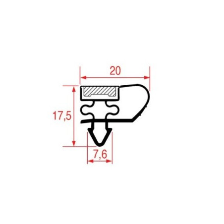 JOINT 1022 ou 9153 A ENCASTRER 1510x655 mm