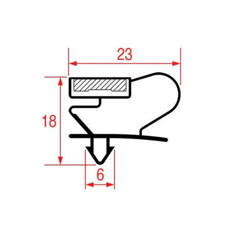 JOINT 1025 ou 9046 A ENCASTRER 1508x668 mm