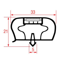 JOINT 1051 A ENCASTRER 605X530 MM