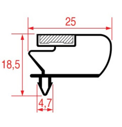 JOINT 1048 ou 9796 A ENCASTRER 1620x670 mm INOMAK CE2140, CA170