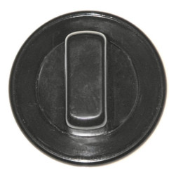 BOUTON MANETTE NOIRE Ø 70 Mm UNIVERSELLE 6x4,6mm