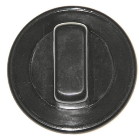 BOUTON MANETTE NOIRE ø 70 mm UNIVERSELLE 10x8mm