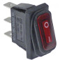 INTERRUPTEUR ON OFF UNIPOLAIRE ROUGE 16A 250V ETANCHE IP65