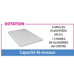 Armoire De Refroidissement Type Glissières Embouties 1320L