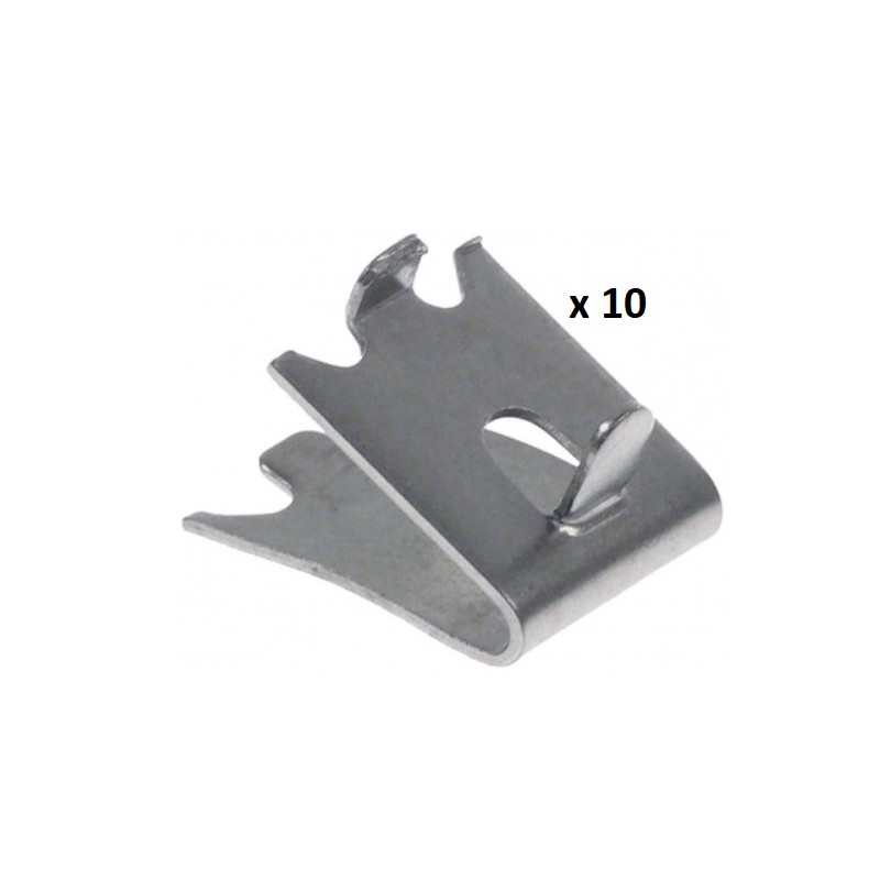 SUPPORT GRILLE ET CLAYETTE INOX 3466 ( Lot de 10 ) SUPPORT GRILLE ET CLAYETTE INOX 3466 ( Lot de 10 )