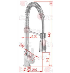 MELANGEUR DOUCHETTE ROBINET