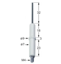 BOUGIE D'ALLUMAGE RONDE ø 7x44 mm (lot de 5)