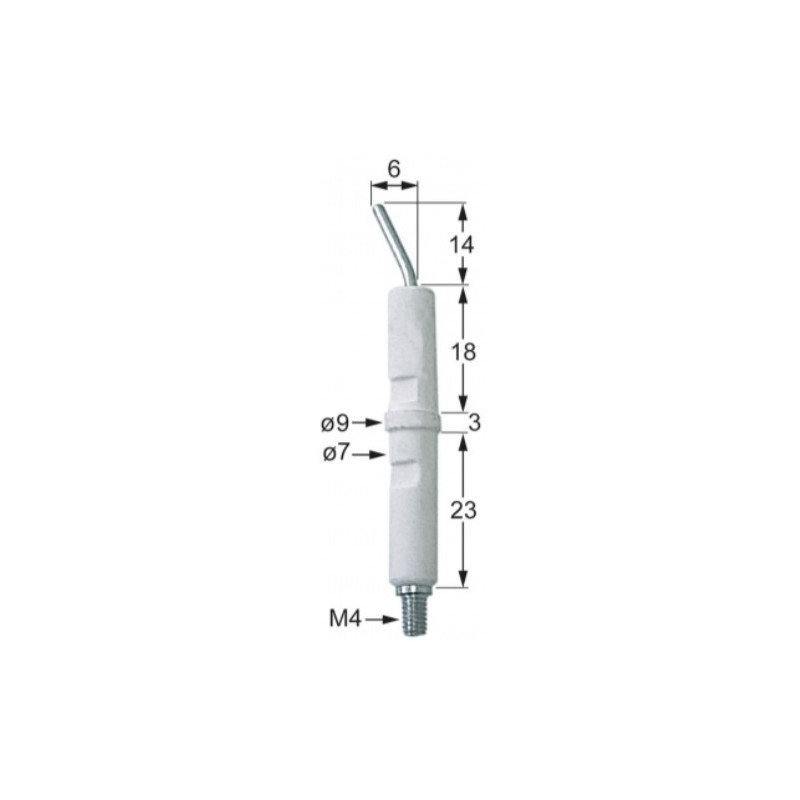 BOUGIE D'ALLUMAGE RONDE ø 7x44 mm (lot de 5)