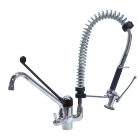 DOUCHETTE ET ROBINET DE PRELAVAGE HAUTEUR 600mm