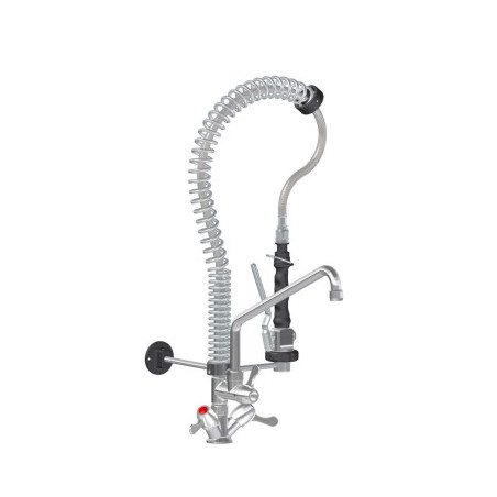 Douchette complète hauteur 700mm et robinet col de cygne