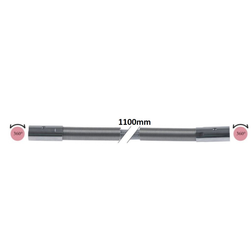 FLEXIBLE DOUCHETTE INOX ø 1/2"FF 1100 mm FLEXIBLE DOUCHETTE INOX ø 1/2"FF 1100 mm