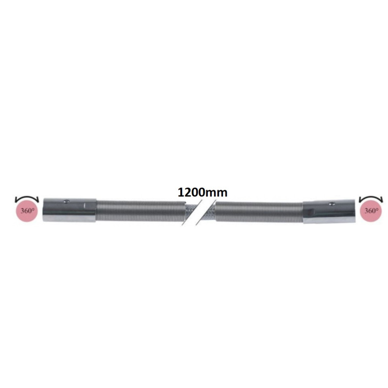 FLEXIBLE DOUCHETTE INOX ø 1/2"FF 1200 mm FLEXIBLE DOUCHETTE INOX ø 1/2"FF 1200 mm