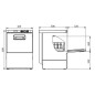 Lave verre ELFRAMO BE40 panier 400X400mm Lave verre ELFRAMO BE40 panier 400X400mm
