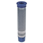 bonde trop plein vidange bleue avec filtre hauteur 21cm bonde trop plein vidange bleue avec filtre hauteur 21cm