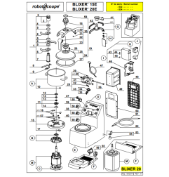 Pièces détachées pour Robotcoupe BLIXER-15-20-E