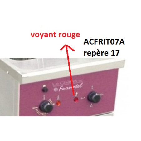 VOYANT ROUGE FRITEUSE 16L