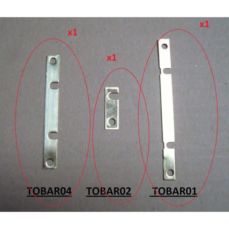 Barrettes de fixations résistances quartz toaster sofraca