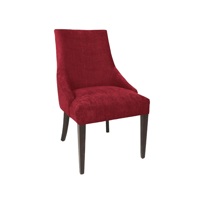 Chaises de restauration Bolero Finesse rouge foncé (lot de 2)