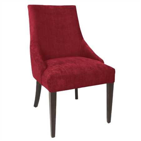 Chaises de restauration Bolero Finesse rouge foncé (lot de 2)