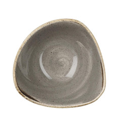 Bols triangulaires Churchill Stonecast Grey 153mm (Lot de 12)