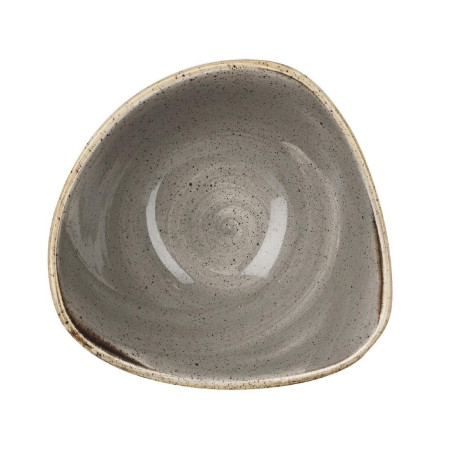 Bols triangulaires Churchill Stonecast Grey 153mm (Lot de 12)