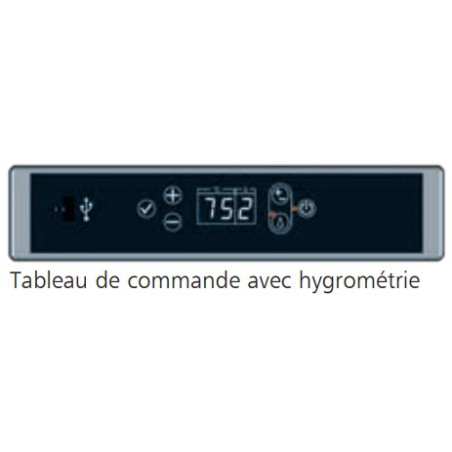 Armoire de maintien en température Tournus Roll'Service 10 niveaux avec humidificateur