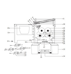 Pièces détachées pour presse orange frucosol ASD/50 - F50