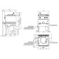 Marmite ronde électrique (bain marie) 50 litres, chauffage indirect