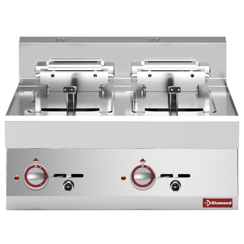 Friteuse électrique 2 cuves 10 litres -Top- Friteuse électrique 2 cuves 10 litres -Top-