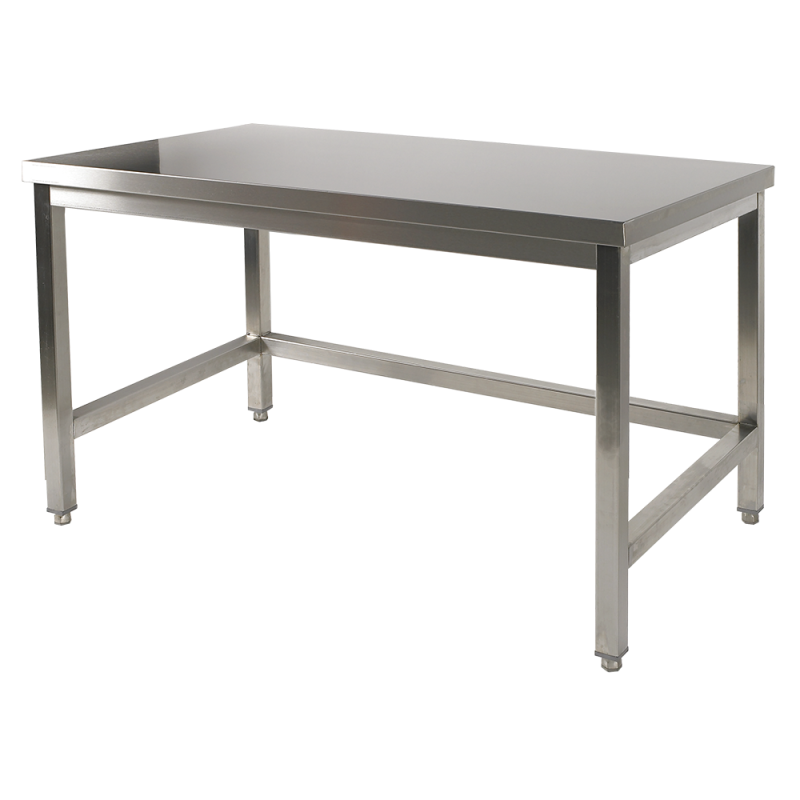 TABLE DE TRAVAIL INOX BASSE 700 (800X700H600)